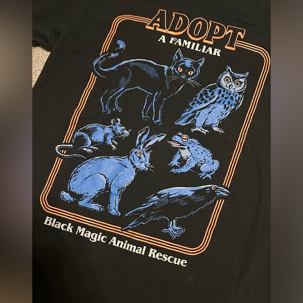 Steven Rhodes Black Magic Animal Rescue Glow In The Dark Medium